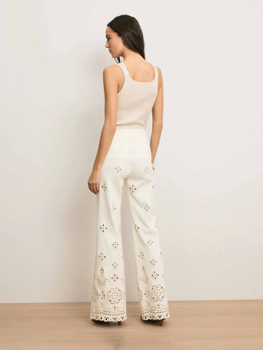 Veronica Beard Mujer Barcelona Pantalones Komi color Marfil sku 761-004089 01 - Foto 3