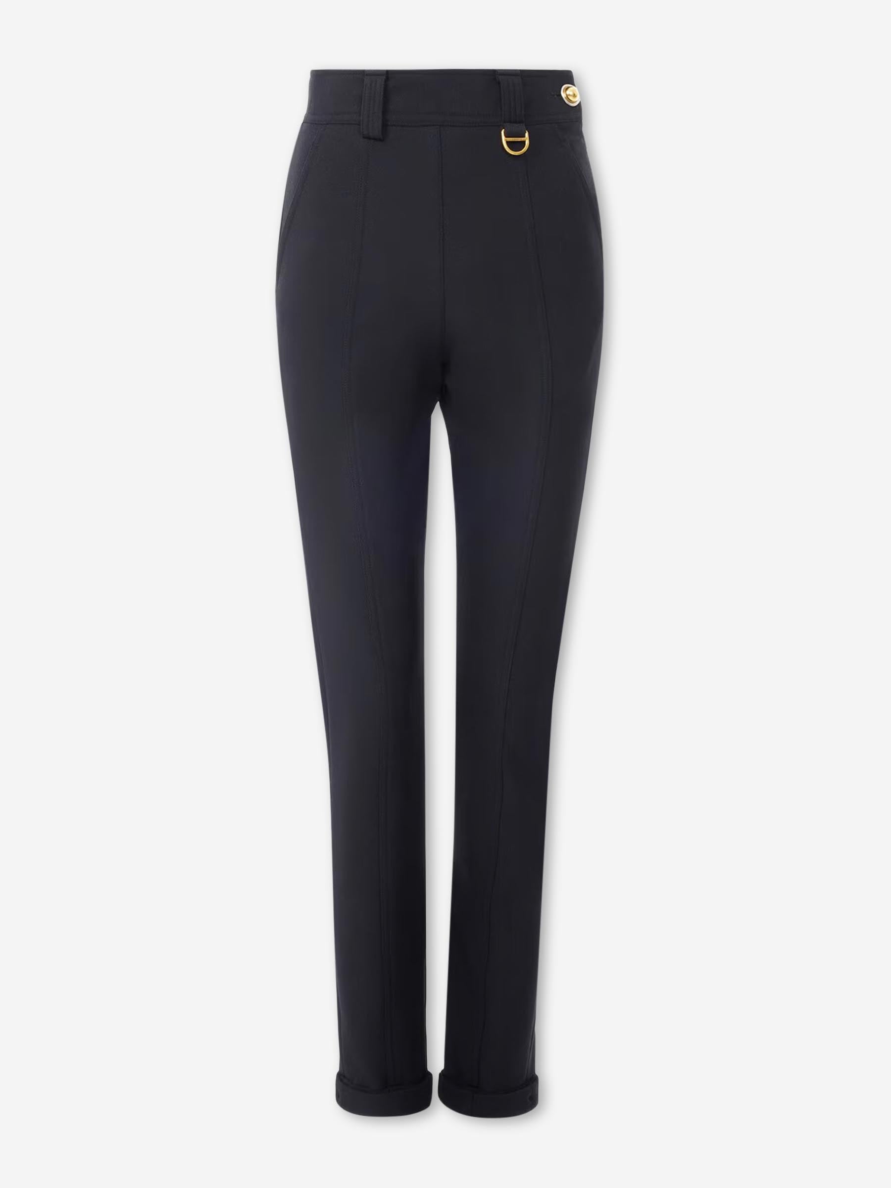 Chloé Mujer Barcelona Pantalones Tiro Alto color Negro sku 761-004092 01 - Foto 1