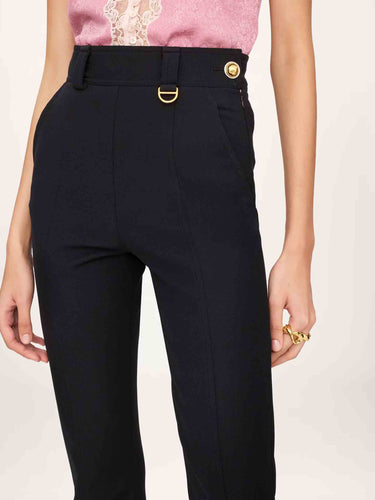 Chloé Mujer Barcelona Pantalones Tiro Alto color Negro sku 761-004092 01 - Foto 3