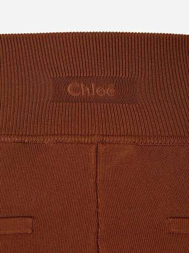 Chloé Mujer Barcelona Leggings Punto Estribos color Marrón sku 761-004093 01 - Foto 5