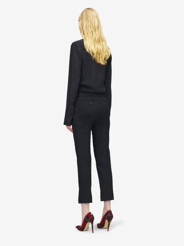 McQueen Mujer Barcelona Pantalones de Vestir Lana color Negro sku 761-004097 01 - Foto 3