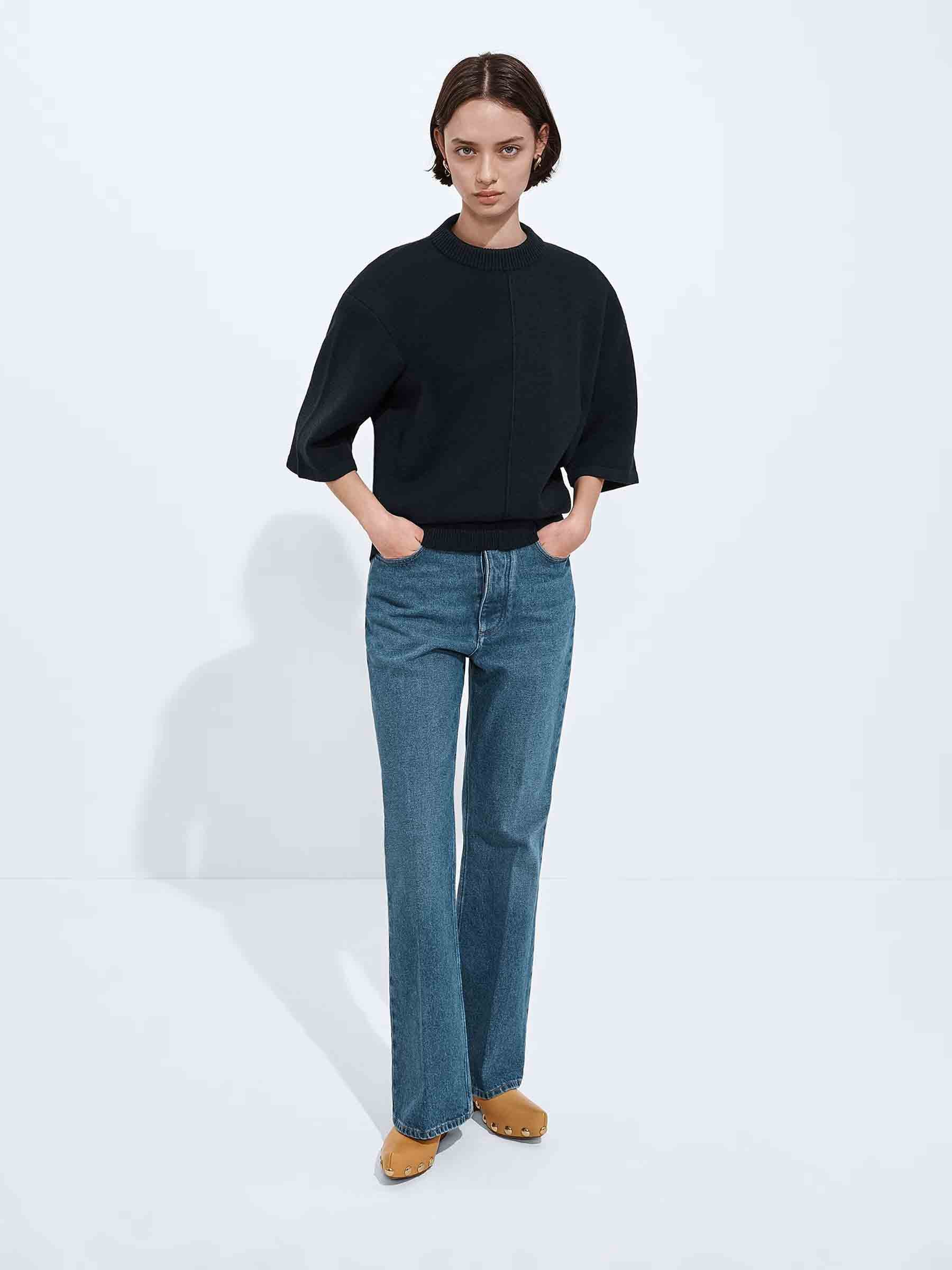 Bottega Veneta Mujer Barcelona Jeans Flared color Azul Denim sku 761-004102 01 - Foto 2