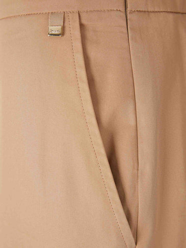 Herno Mujer Barcelona Pantalones Anchos Dobladillo color Camel sku 761-004107 01 - Foto 4