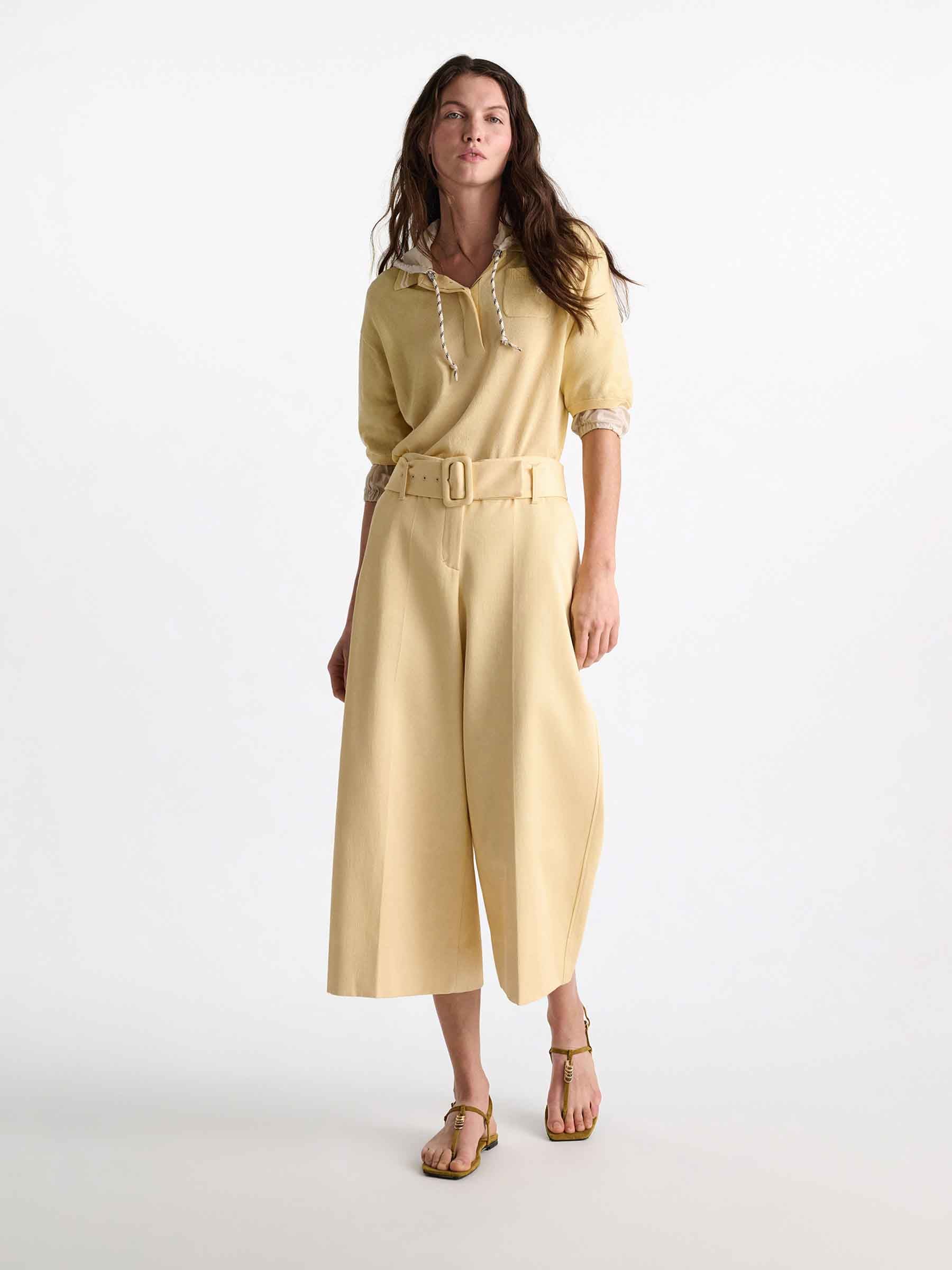 Dorothee Schumacher Mujer Barcelona Pantalones Anchos Cropped color Mostaza sku 761-004109 01 - Foto 2