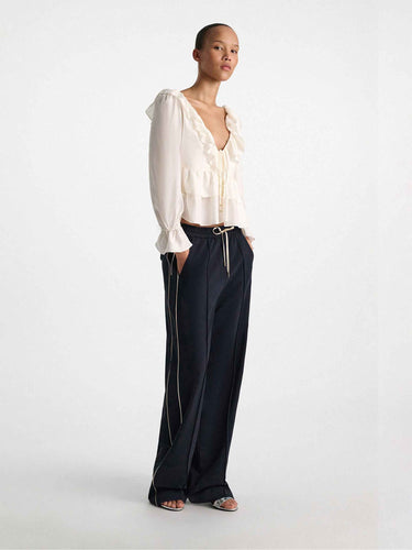 Dorothee Schumacher Mujer Barcelona Pantalones Rectos de Corte Casual color Azul Noche sku 761-004110 01 - Foto 2