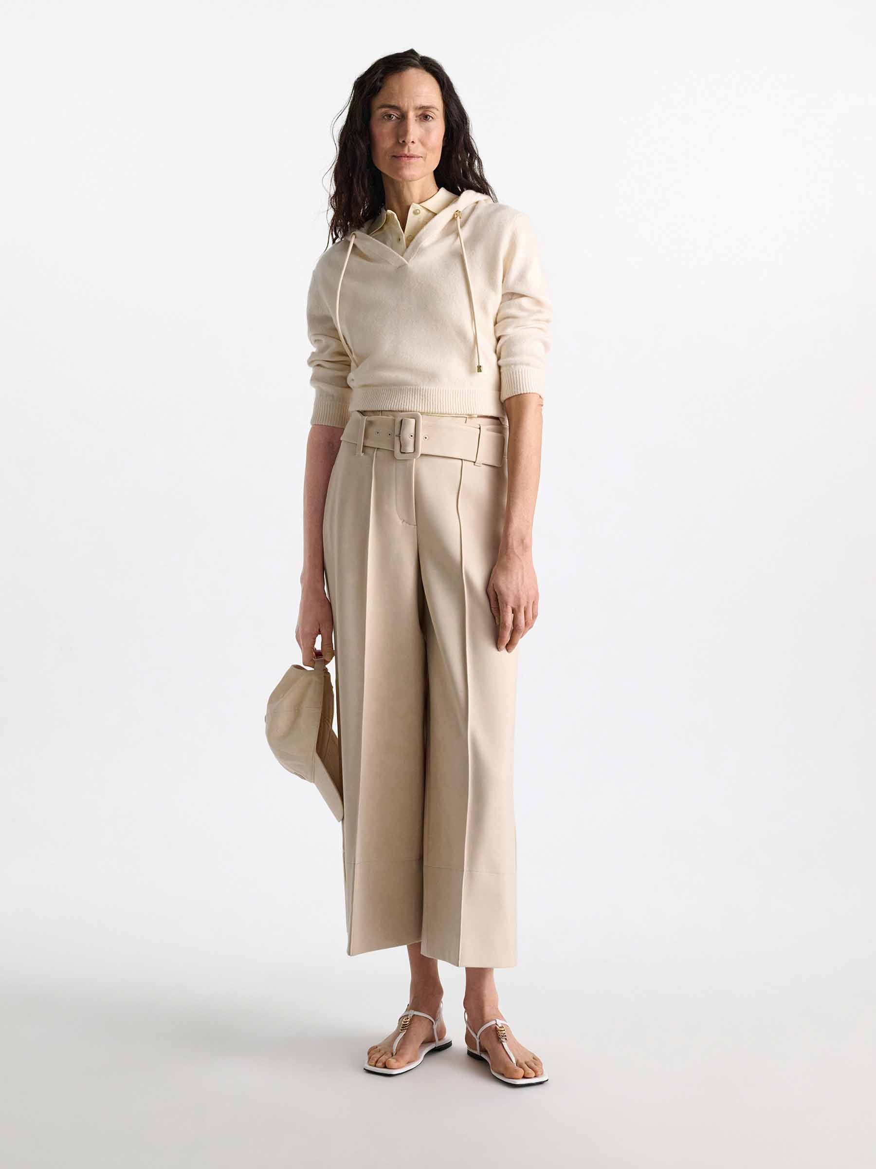 Dorothee Schumacher Mujer Barcelona Pantalones Anchos Rectos color Crema sku 761-004111 01 - Foto 3