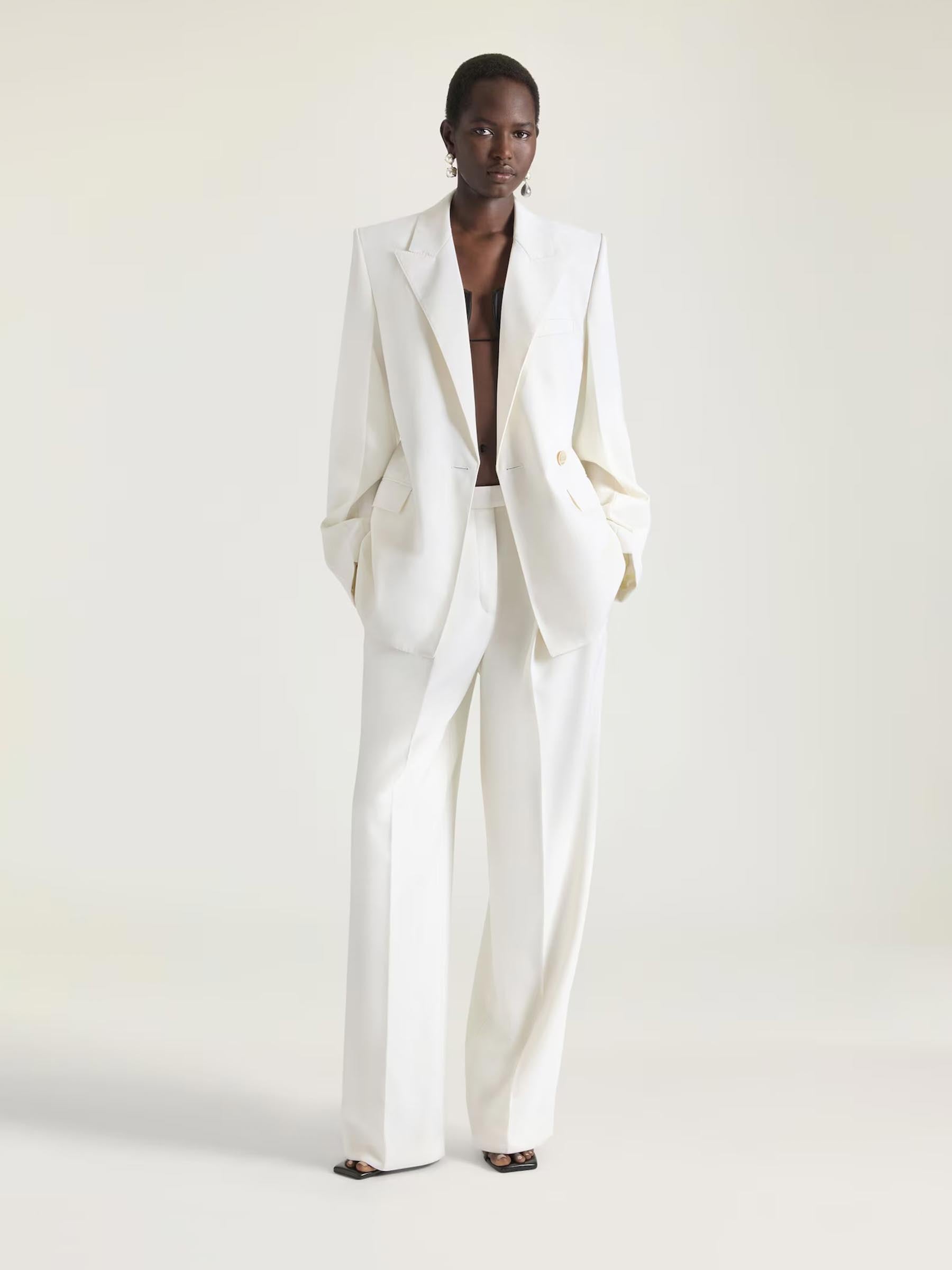 Givenchy Mujer Barcelona Pantalones de Vestir color Marfil sku 761-004118 01 - Foto 2