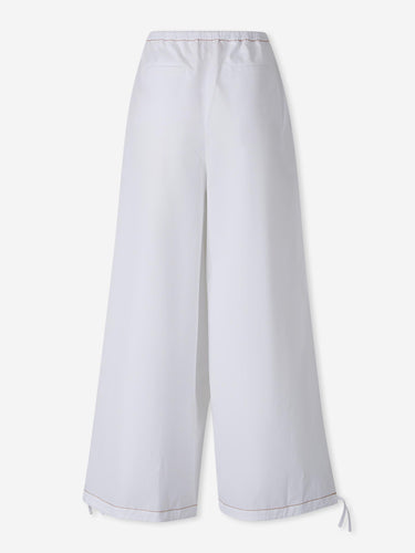 Marni Mujer Barcelona Pantalones Anchos Algodón color Blanco sku 761-004122 01 - Foto 3