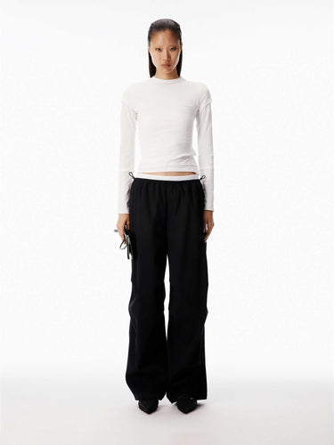 Alexander Wang Mujer Barcelona Pantalones Anchos Algodón color Negro sku 761-004123 01 - Foto 2