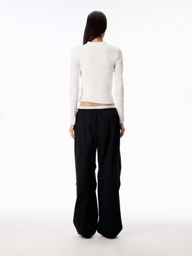 Alexander Wang Mujer Barcelona Pantalones Anchos Algodón color Negro sku 761-004123 01 - Foto 3