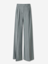 Max Mara Mujer Barcelona Pantalones Vestir Anchos color Verde Oscuro sku 761-004126 01 - Foto 1