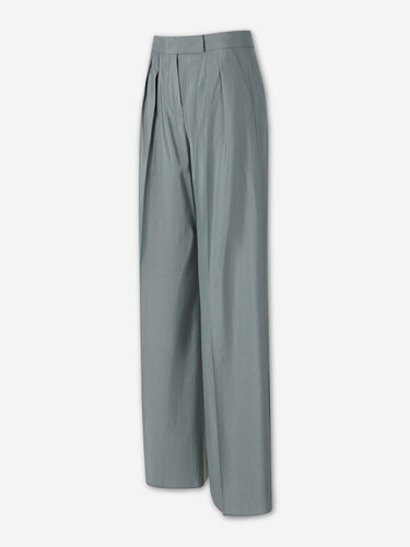 Max Mara Mujer Barcelona Pantalones Vestir Anchos color Verde Oscuro sku 761-004126 01 - Foto 4