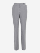 Jil Sander Mujer Barcelona Pantalones Rectos Aberturas color Gris sku 761-004129 01 - Foto 1