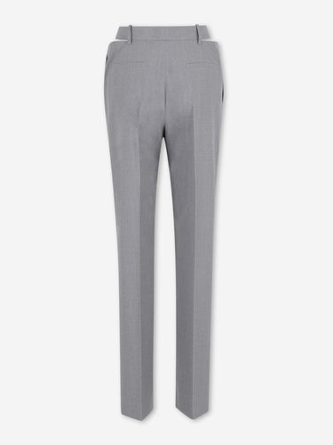 Jil Sander Mujer Barcelona Pantalones Rectos Aberturas color Gris sku 761-004129 01 - Foto 2