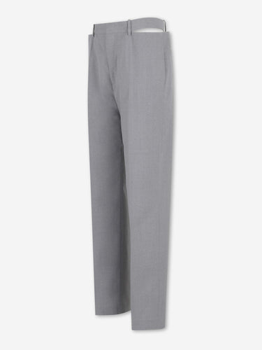 Jil Sander Mujer Barcelona Pantalones Rectos Aberturas color Gris sku 761-004129 01 - Foto 5