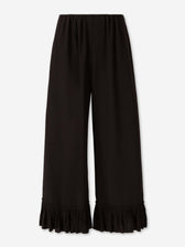 Chloé Mujer Barcelona Pantalones Cropped Seda color Negro sku 761-004143 01 - Foto 1