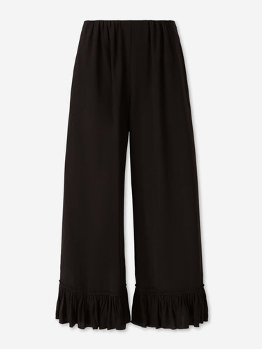 Chloé Mujer Barcelona Pantalones Cropped Seda color Negro sku 761-004143 01 - Foto 1
