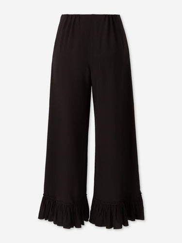 Chloé Mujer Barcelona Pantalones Cropped Seda color Negro sku 761-004143 01 - Foto 2