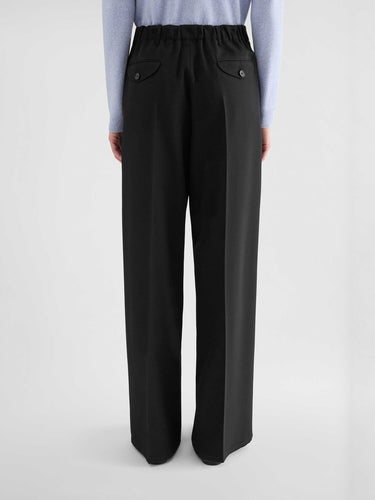 Jil Sander Mujer Barcelona Pantalones Gabardina Lana color Negro sku 761-004148 01 - Foto 4