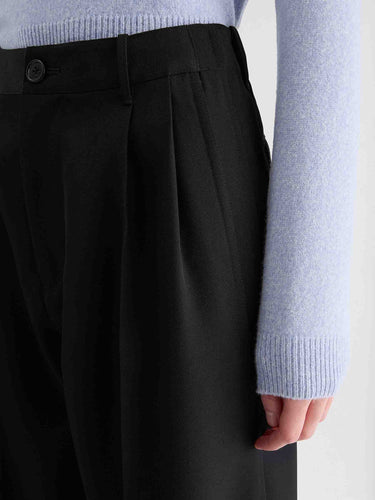 Jil Sander Mujer Barcelona Pantalones Gabardina Lana color Negro sku 761-004148 01 - Foto 5