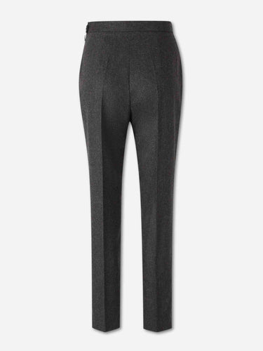 Jil Sander Mujer Barcelona Pantalones Chinos Lana color Gris Antracita sku 761-004149 01 - Foto 3