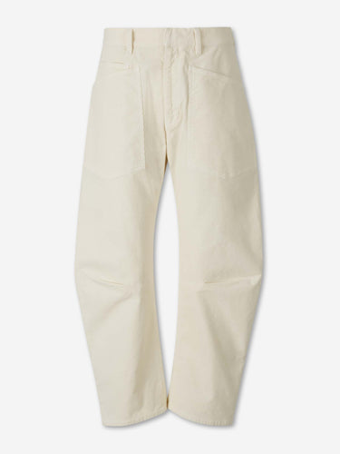 Nili Lotan Mujer Barcelona Pantalones Pana Shon color Crema sku 761-004152 03 - Foto 1