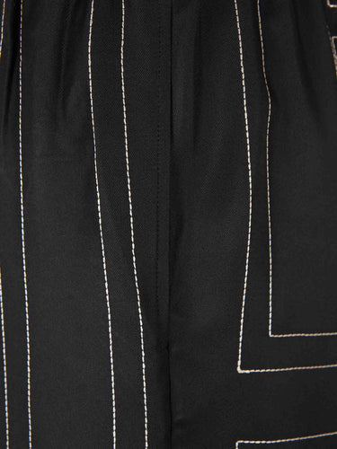 TOTEME Mujer Barcelona Pantalones Anchos Monograma color Negro sku 761-004176 01 - Foto 4