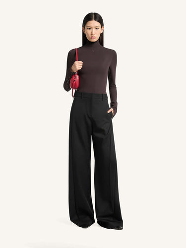 Courrèges Mujer Barcelona Pantalones Vestir Plisades color Negro sku 761-004179 01 - Foto 2