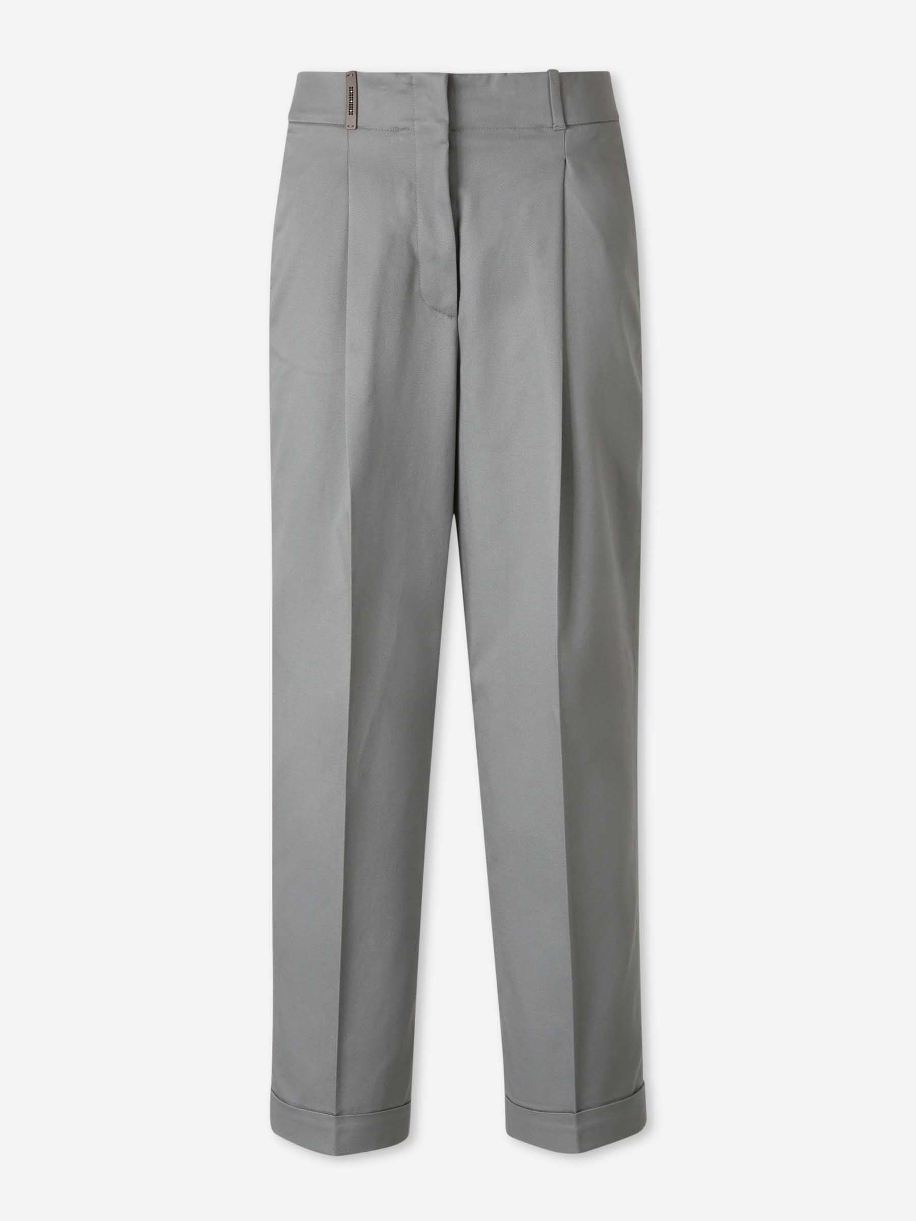 Peserico Mujer Barcelona Pantalones Vestir Satén color Gris sku 761-004196 01 - Foto 1