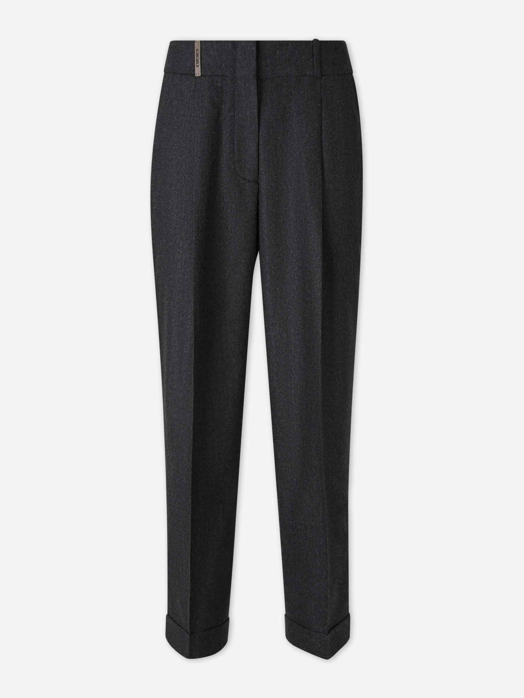 Peserico Mujer Barcelona Pantalones Vestir Rectos color Gris Oscuro sku 761-004198 01 - Foto 1