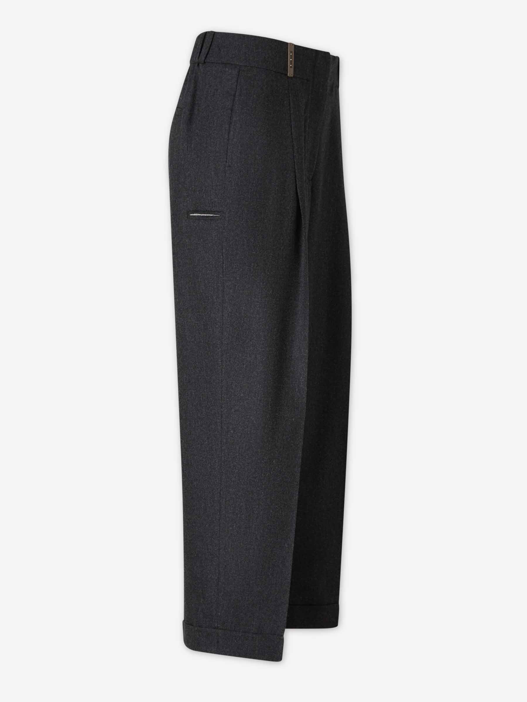 Peserico Mujer Barcelona Pantalones Vestir Rectos color Gris Oscuro sku 761-004198 01 - Foto 2