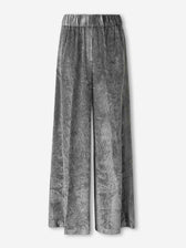 Peserico Mujer Barcelona Pantalones Anchos Terciopelo color Gris sku 761-004201 01 - Foto 1