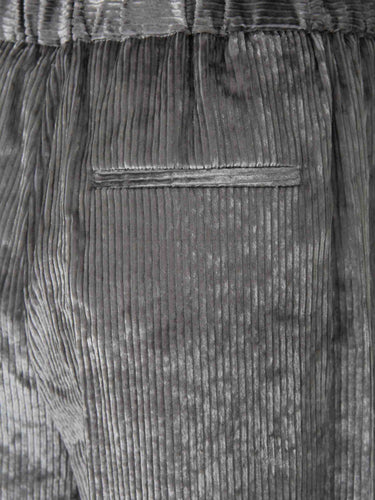 Peserico Mujer Barcelona Pantalones Anchos Terciopelo color Gris sku 761-004201 01 - Foto 4