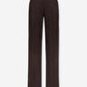 Moncler Mujer Barcelona Pantalones Rectos Poliéster Lana color Marrón Oscuro sku 761-004202 01 - Foto 1