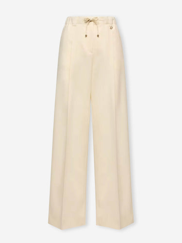 Moncler Mujer Barcelona Pantalones Anchos Lana color Crema sku 761-004204 01 - Foto 1