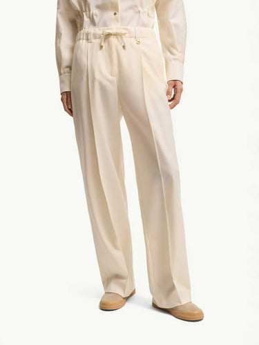 Moncler Mujer Barcelona Pantalones Anchos Lana color Crema sku 761-004204 01 - Foto 3