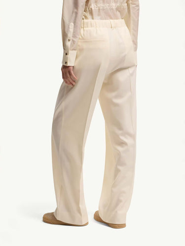 Moncler Mujer Barcelona Pantalones Anchos Lana color Crema sku 761-004204 01 - Foto 4