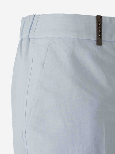 Peserico Mujer Barcelona Pantalones Rectos color Azul Celeste sku 761-004214 01 - Foto 3