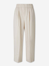 Peserico Mujer Barcelona Pantalones Rectos Algodón color Beige sku 761-004222 01 - Foto 1