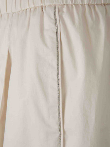 Peserico Mujer Barcelona Pantalones Rectos Algodón color Beige sku 761-004222 01 - Foto 4