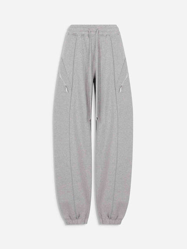 The Attico Mujer Barcelona Joggers Anchos Algodón color Gris Claro sku 761-004225 01 - Foto 1