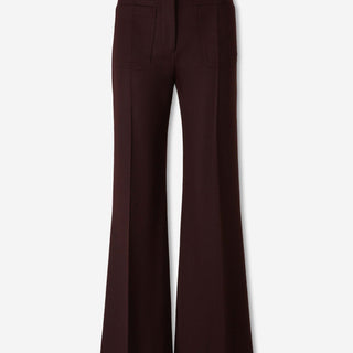 Victoria Beckham Mujer Barcelona Pantalones Flared Alina color Burdeos sku 761-004231 01 - Foto 1
