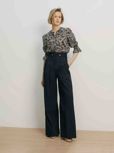 Veronica Beard Mujer Barcelona Pantalones Anchos Allman color Azul Noche sku 761-004235 01 - Foto 2