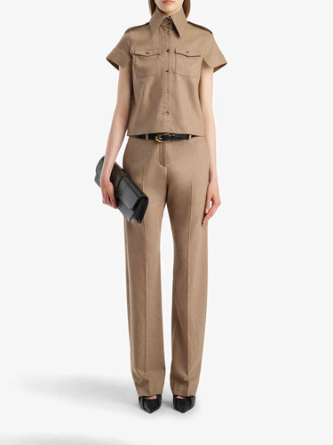 Khaite Mujer Barcelona Pantalones Hunter color Camel sku 761-004238 01 - Foto 2
