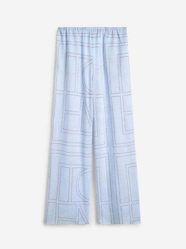 TOTEME Mujer Barcelona Pantalones Anchos Monograma color Azul Celeste sku 761-004239 01 - Foto 1
