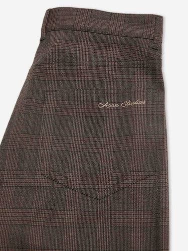 Acne Studios Mujer Barcelona Pantalones de Vestir Cuadros color Marrón sku 761-004244 01 - Foto 4