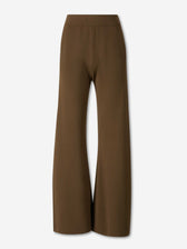 Max Mara Mujer Barcelona Pantalones Anchos Crepé color Verde Militar sku 761-004247 01 - Foto 1