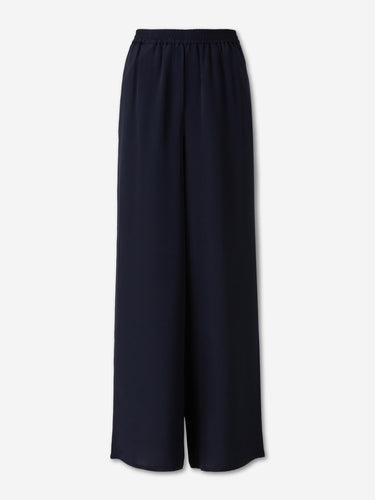 Max Mara Mujer Barcelona Pantalones Anchos Seda color Azul Marino sku 761-004248 01 - Foto 1