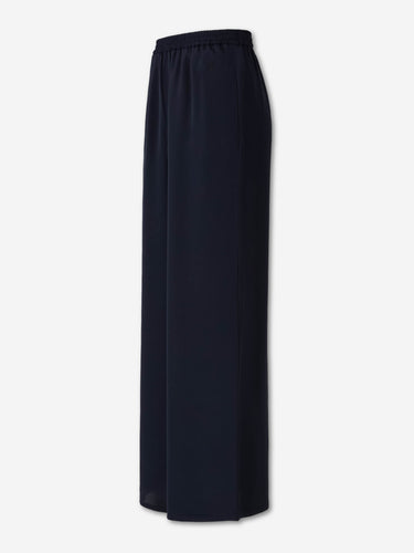 Max Mara Mujer Barcelona Pantalones Anchos Seda color Azul Marino sku 761-004248 01 - Foto 2