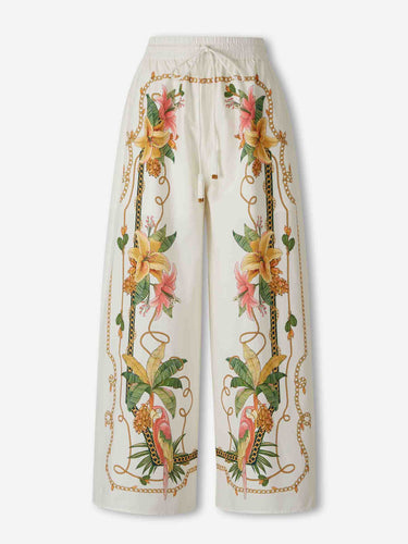 Pantalones Anchos Algodón